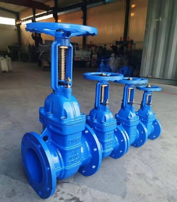 QT400 la valvola a saracinesca della flangia dell'acciaio fuso PN10 Dn50 del ghisa per colore multiplo dell'acqua