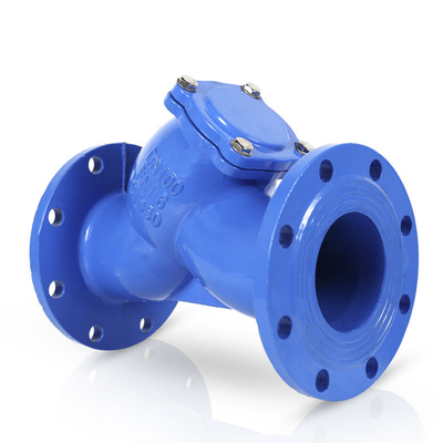 DIN/BS DN100 Pn10 Pn16 Dutile Fossero DIN3202 F1 Flanged Y Strainer