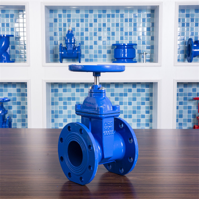 Mulino a palle di sigillatura molle PN16 dell'olio del gas d'acqua della valvola a saracinesca del ghisa GGG50 DN80