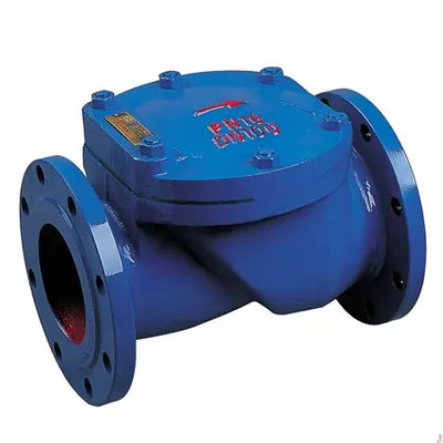 QT450 Valvola di ritegno in ghisa Valvola di ritegno a sfera flangiata PN10 per acque reflue idrauliche