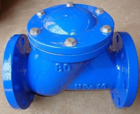 Valvole di ritenuta duttili del metallo di modo del doppio della valvola di ritenuta dell'oscillazione del ferro Ggg40 DN400 PN16