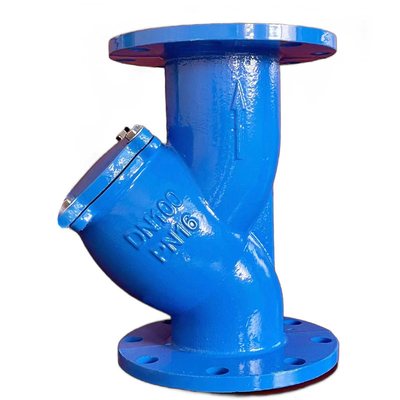 150lb Pn10 Pn16 Filtro di ferro duttile tipo Y con estremità a fianco